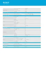 Preview for 3 page of Sony NSZ-GS8 Specifications