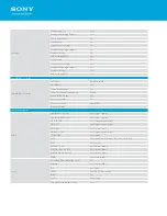 Preview for 4 page of Sony NSZ-GS8 Specifications