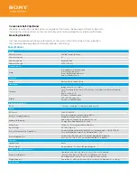 Preview for 2 page of Sony NTM-V1 Specifications