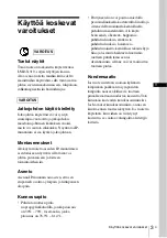 Preview for 63 page of Sony NUA-BK10 Instructions For Use Manual