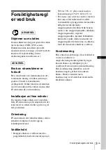 Preview for 69 page of Sony NUA-BK10 Instructions For Use Manual