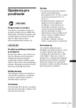 Preview for 115 page of Sony NUA-BK10 Instructions For Use Manual