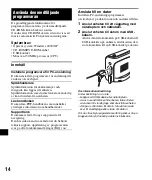 Предварительный просмотр 124 страницы Sony NV-U51 Quick Start Manual