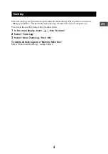 Preview for 4 page of Sony NV-U73T Firmware version 3.02 Operating Manual