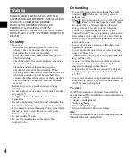 Preview for 4 page of Sony NV-U82 Quick Start Manual