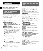 Preview for 8 page of Sony NV-U82 Quick Start Manual