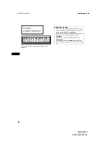 Preview for 2 page of Sony NVX-HC1 Operating Instructions Manual