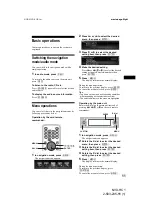 Preview for 11 page of Sony NVX-HC1 Operating Instructions Manual