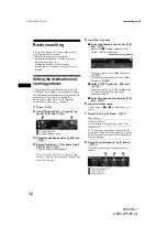 Preview for 12 page of Sony NVX-HC1 Operating Instructions Manual