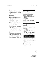 Preview for 15 page of Sony NVX-HC1 Operating Instructions Manual