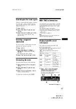 Preview for 17 page of Sony NVX-HC1 Operating Instructions Manual