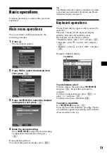 Preview for 11 page of Sony NVX-P1 Operating Instructions Manual