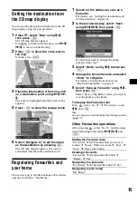 Preview for 15 page of Sony NVX-P1 Operating Instructions Manual