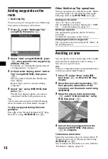 Preview for 16 page of Sony NVX-P1 Operating Instructions Manual