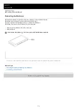 Предварительный просмотр 116 страницы Sony NW-A45 Help Manual