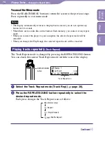 Предварительный просмотр 29 страницы Sony NW- A607 Operation Manual