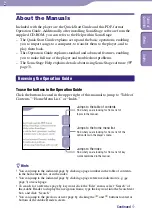 Preview for 2 page of Sony NW-E002BLUE - Network Walkman Operation Manual