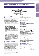 Preview for 8 page of Sony NW-E002BLUE - Network Walkman Operation Manual