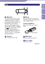 Preview for 9 page of Sony NW-E002BLUE - Network Walkman Operation Manual