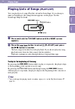 Preview for 12 page of Sony NW-E002BLUE - Network Walkman Operation Manual