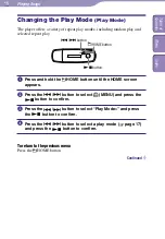 Preview for 16 page of Sony NW-E002BLUE - Network Walkman Operation Manual