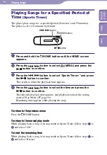 Preview for 18 page of Sony NW-E002BLUE - Network Walkman Operation Manual