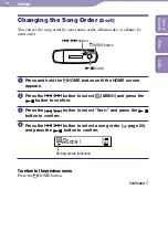 Preview for 19 page of Sony NW-E002BLUE - Network Walkman Operation Manual