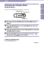 Preview for 21 page of Sony NW-E002BLUE - Network Walkman Operation Manual