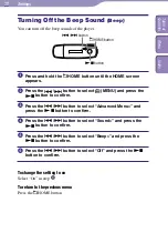 Preview for 30 page of Sony NW-E002BLUE - Network Walkman Operation Manual