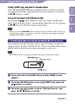 Preview for 44 page of Sony NW-E002BLUE - Network Walkman Operation Manual