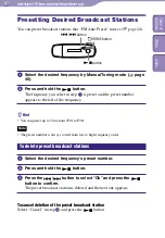 Preview for 47 page of Sony NW-E002BLUE - Network Walkman Operation Manual