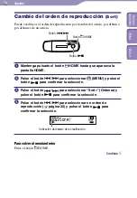 Preview for 19 page of Sony NW-E005 - 2 GB Flash Digital Music Player (Spanish) Guía De Funcionamiento Manual