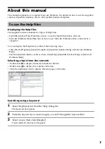 Preview for 7 page of Sony NW-E2 - Network Walkman Operating Instructions Manual