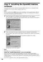 Предварительный просмотр 10 страницы Sony NW-E2 - Network Walkman Operating Instructions Manual