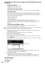 Preview for 14 page of Sony NW-E2 - Network Walkman Operating Instructions Manual