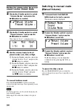 Предварительный просмотр 34 страницы Sony NW-E505 - Network Walkman Operating Instructions Manual