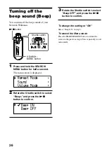 Предварительный просмотр 36 страницы Sony NW-E505 - Network Walkman Operating Instructions Manual