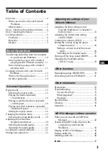 Preview for 3 page of Sony NW-E53/E73 Operating Instructions Manual