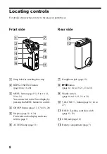 Preview for 8 page of Sony NW-E53/E73 Operating Instructions Manual