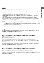 Preview for 11 page of Sony NW-E53/E73 Operating Instructions Manual