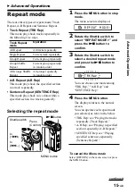 Preview for 15 page of Sony NW-E53/E73 Operating Instructions Manual