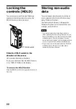 Preview for 22 page of Sony NW-E53/E73 Operating Instructions Manual