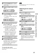 Preview for 27 page of Sony NW-E53/E73 Operating Instructions Manual