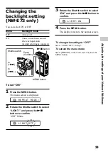 Предварительный просмотр 29 страницы Sony NW-E53/E73 Operating Instructions Manual