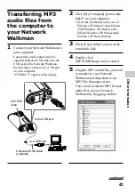 Предварительный просмотр 43 страницы Sony NW-E53/E73 Operating Instructions Manual