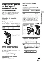 Preview for 63 page of Sony NW-E75 - Network Walkman Operating Instructions Manual