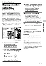 Preview for 73 page of Sony NW-E75 - Network Walkman Operating Instructions Manual