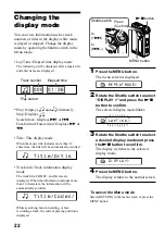 Preview for 22 page of Sony NW-E95 - Network Walkman Operating Instructions Manual