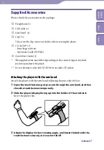 Preview for 6 page of Sony NW-S205F - Network Walkman Operation Manual