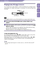 Preview for 14 page of Sony NW-S205F - Network Walkman Operation Manual